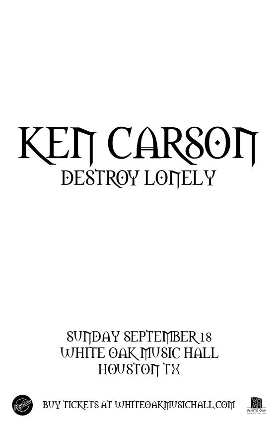 KEN CARSON The X Man Tour in Houston, TX at White Oak Music Hall