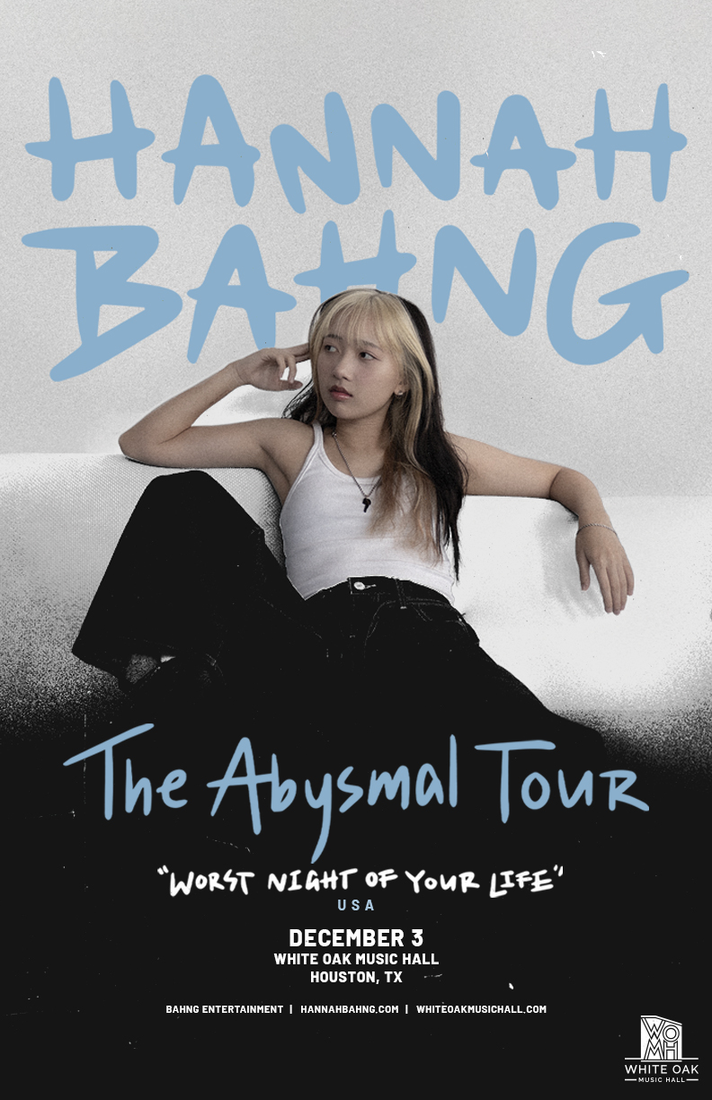 hannah bahng: The Abysmal Tour (SOLD OUT)